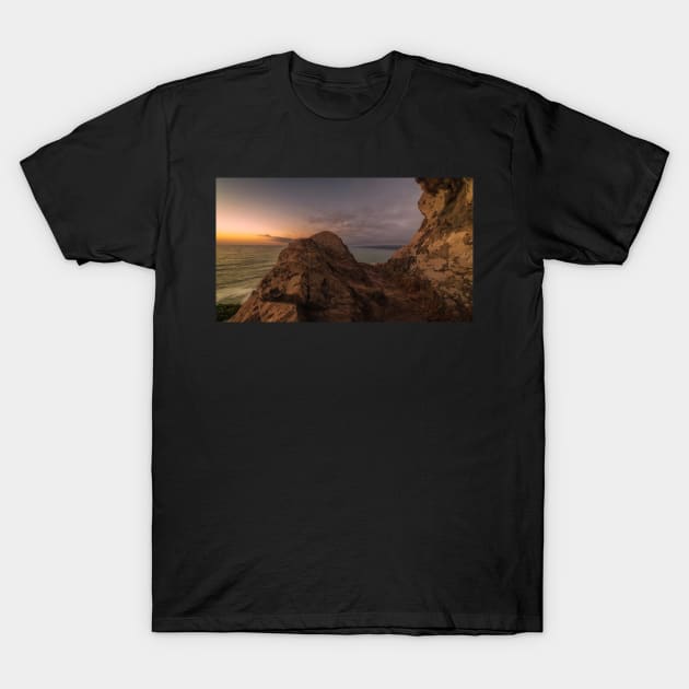 Sunset from Wedding Rock T-Shirt by JeffreySchwartz